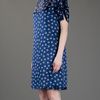 Yves Saint Laurent Printed Dress in Blue - Lyst