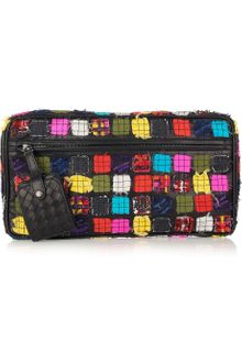 Bottega Veneta Patchwork Leather Clutch - Lyst