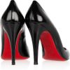 Christian Louboutin Décolleté 100 Glossedleather Pumps in Black - Lyst