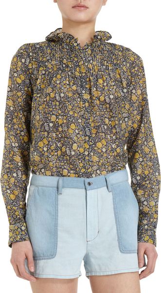 Etoile Isabel Marant Liberty Print Top in Floral - Lyst