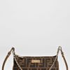 Fendi Zucca Mini Shoulder Bag in Brown (brown/ gold) - Lyst