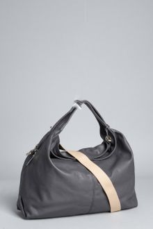 Furla Boulder Grey Leather Elisabeth Hobo Shopper - Lyst