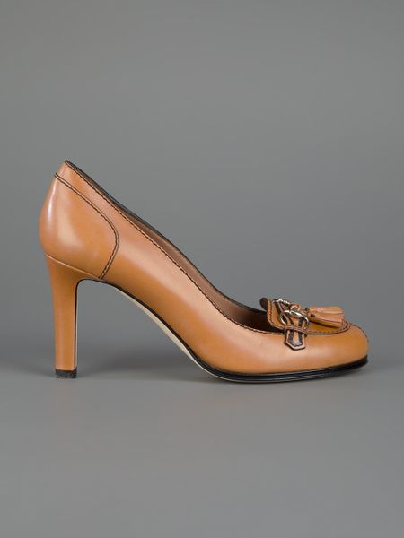 gucci tassel heels