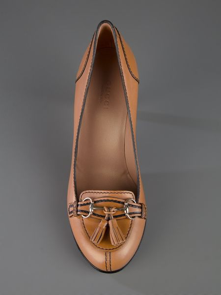gucci tassel heels