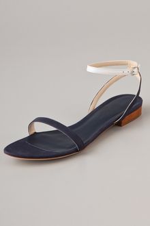 Jenni Kayne Suede Ankle Strap Sandals - Lyst