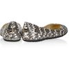 Jimmy Choo Whirl Watersnake and Patentleather Ballet Flats in Animal (taupe) - Lyst
