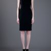 Mcq By Alexander Mcqueen Perforated Dress in Black - Lyst