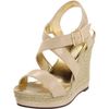 Michael Antonio Womens Galin Wedge Sandal in Beige (tan) - Lyst
