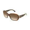Prada Signature Temple Plastic Sunglasses in Brown - Lyst