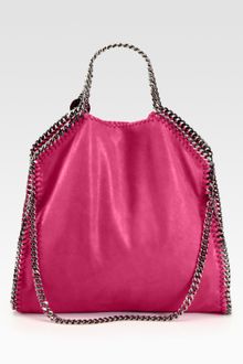 Stella McCartney Shaggy Deer Falabella Foldover Small Tote - Lyst
