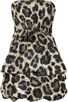 Tibi Leopard Print Jacquard Dress - Lyst