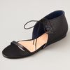 Tibi Stella Flat Sandals in Black - Lyst
