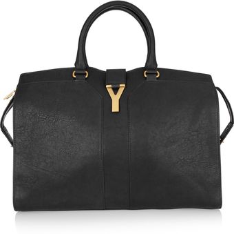 Yves Saint Laurent Cabas Chyc Large Leather Tote - Lyst