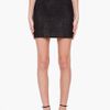 Balmain Black Blend Textile Skirt in Black - Lyst