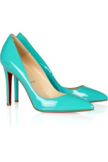 Christian Louboutin Pigalle 100 Patentleather Pumps - Lyst