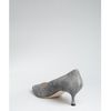 Manolo Blahnik Dark Grey Suede Morona Pointed Toe Pumps in Gray (grey) - Lyst
