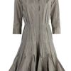 Oscar De La Renta Oscar De La Renta Dress in Brown (clay) - Lyst