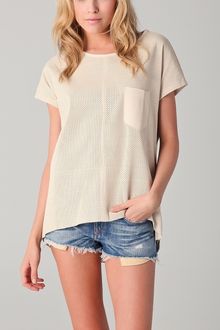 Rag & Bone Bailey Perforated Leather Top - Lyst