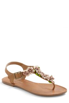 ModCloth Flowery Footprints Sandal - Lyst