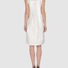 Vera Wang Short Dress in White (black) - Lyst