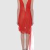 Vera Wang Short Dresses in Red - Lyst