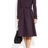 Burberry Prorsum Belted Linen and Cottonblend Trench in Purple (plum) - Lyst