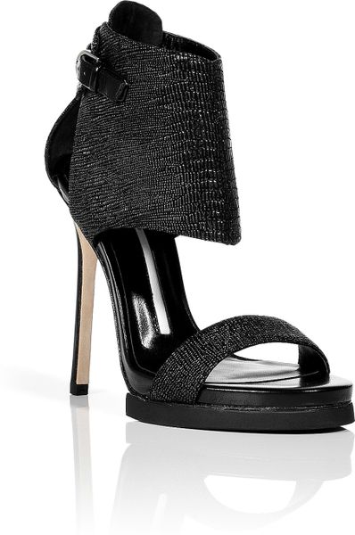 Camilla Skovgaard Black Harness Stiletto Sandals in Black - Lyst