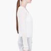 Helmut Lang White Arid Crepe Sweater in White - Lyst