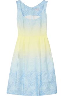 Jonathan Saunders Freda Degradé Jacquard Dress - Lyst