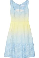 Jonathan Saunders Freda Degradé Jacquard Dress