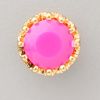Juicy Couture Princess Studs in Gold (fuchsia) - Lyst