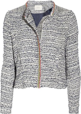  Laos Embellished Tweed Jacket 