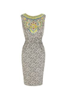 Matthew Williamson Baby Ikat Shift Dress Fully Beaded - Lyst