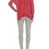 Matthew Williamson Silk Knit Curved Rib Hem Jumper Beaded in Red - Lyst