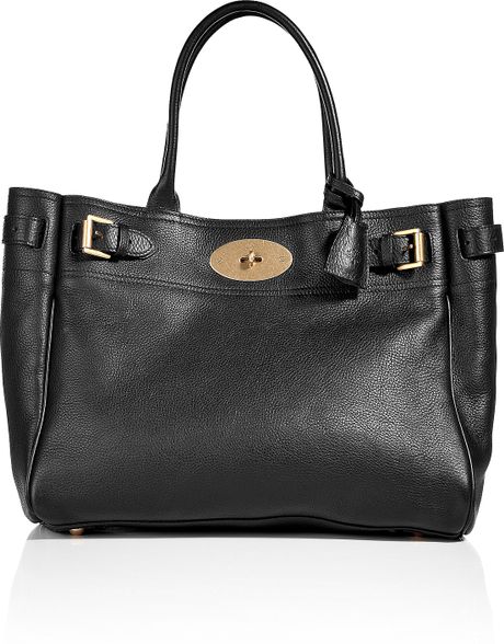 Mulberry Black Bayswater Tote in Black - Lyst