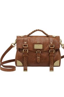 Mulberry Shiny Oak Lambskin Travel Day Bag - Lyst
