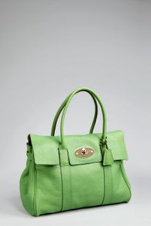 Mulberry Grass Green Goatskin Bayswater Top Handle Bag - Lyst