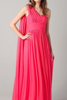 Notte By Marchesa One Shoulder Dress with Beading - Lyst