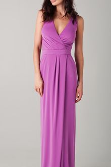 Philosophy di Alberta Ferretti V Neck Draped Gown - Lyst