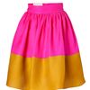 Roksanda Ilincic Hot Pink and Mustard Silk Organza Full Skirt in Yellow (pink) - Lyst