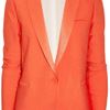 Sandro Vicky Woventwill Blazer in Orange - Lyst