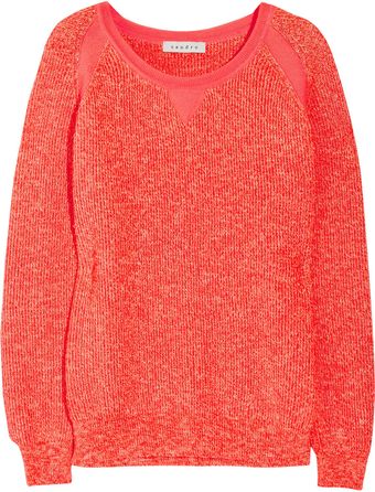 Sandro Sensation Knitted Sweater - Lyst