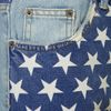Topshop Tall American Flag Hotpants in Blue (bleach stone) - Lyst