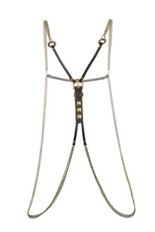 Topshop Large Leather Body Chain - Lyst