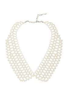 Topshop Pearl Collar Necklace - Lyst
