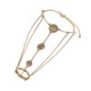 Topshop Coin Ring Hand Cover Bracelet in Gold - Lyst