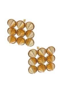 Topshop Resin Spike Square Earrings - Lyst
