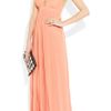 Willow Stretch Silk and Tulle Maxi Dress in Pink - Lyst