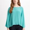 Zimmermann Silk Flare Top in Blue (grey) - Lyst