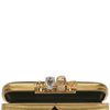 Alexander Mcqueen Skull Knuckle Box Leather Clutch in Black - Lyst